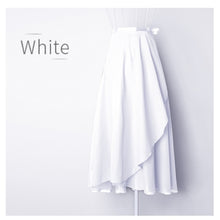 Load image into Gallery viewer, Adults Long Chiffon Ballet Skirts Women Lyrical Soft Ballet Dress Black Burgundy Navy Pink White Ballet Dance Costumes