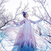 Load image into Gallery viewer, Woman Chinese Traditional Dance Costumes Elegant Fairy Performance Hanfu Embroidery Oriental Tang Ancient Photography Dress