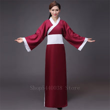 Load image into Gallery viewer, Woman Elegant Chinese Hanfu Traditional Ancient Han Dynasty Dance Costume Women Stage Performance Party New Year Clothes
