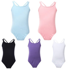 Load image into Gallery viewer, YiZYiF Ballet Leotards Cotton Ballet Dress Camisole Girls Ballet Dance Dancewear Gymnastics Leotard Strap Ballet Leotard Dress
